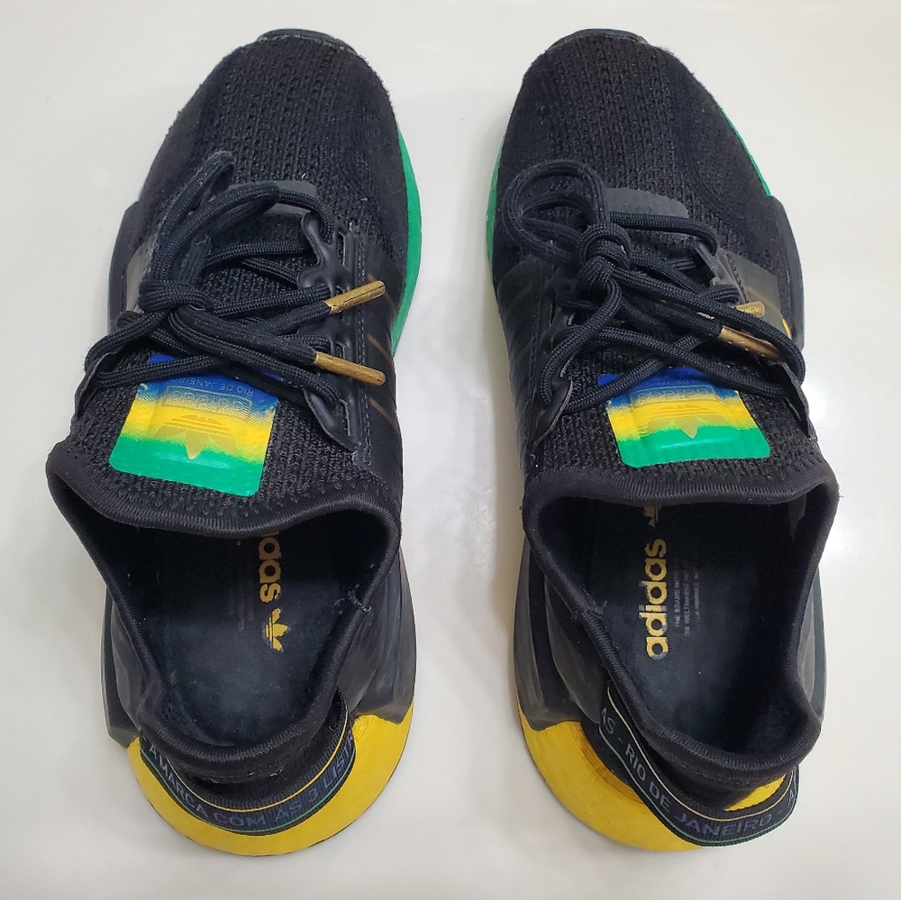 ADIDAS NMD R1 V2 GS Rio De Janeiro - Picture 9 of 13
